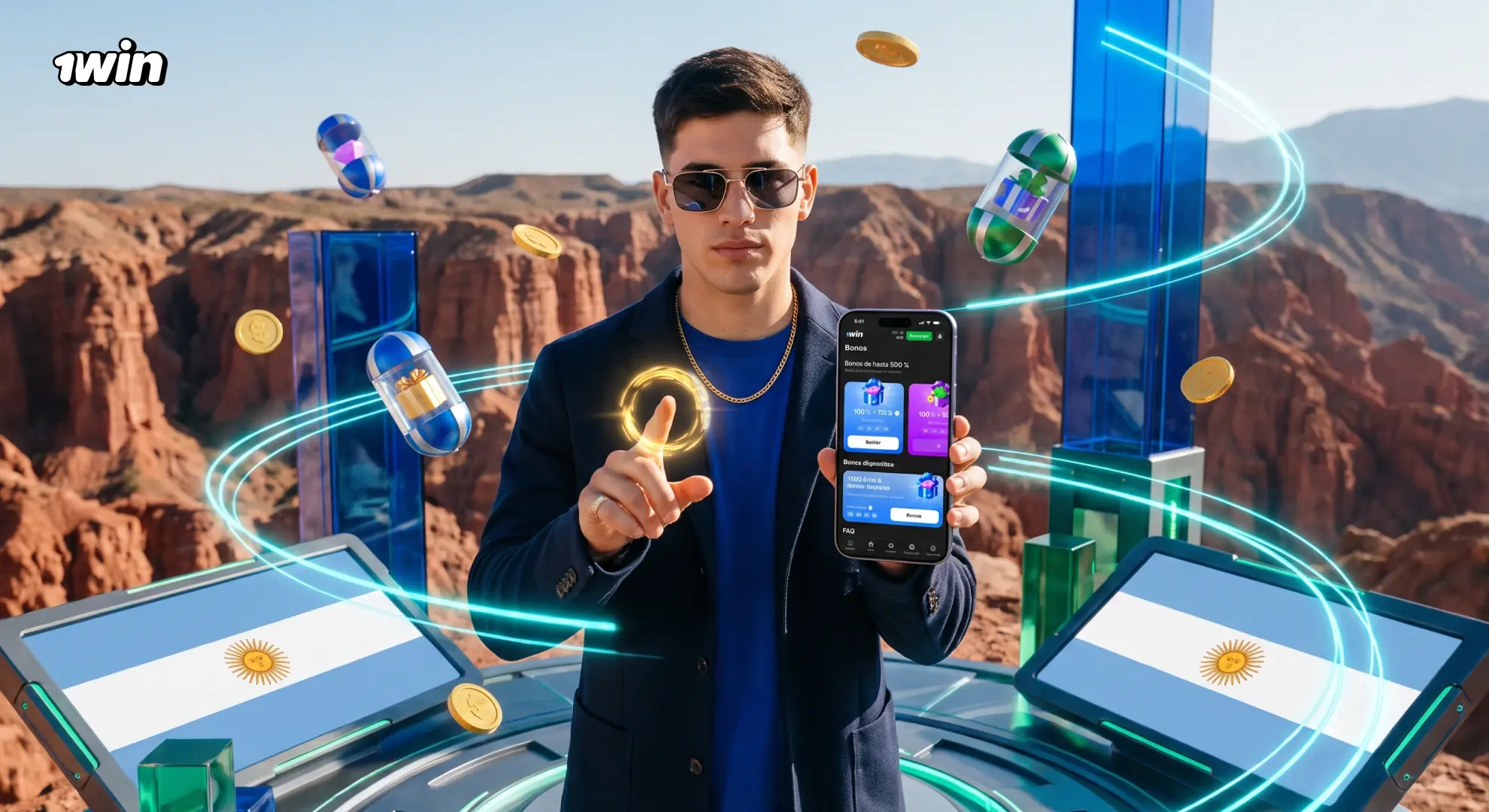 Bono de bienvenida y promociones de 1win